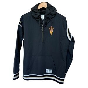 Victoria's Secret Pink ASU Sun Devils Women's Oversized Hooded Jacket Black XS